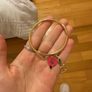 Kate Spade Gold and Pink Bracelet